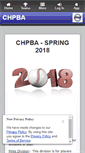 Mobile Screenshot of chpba.org